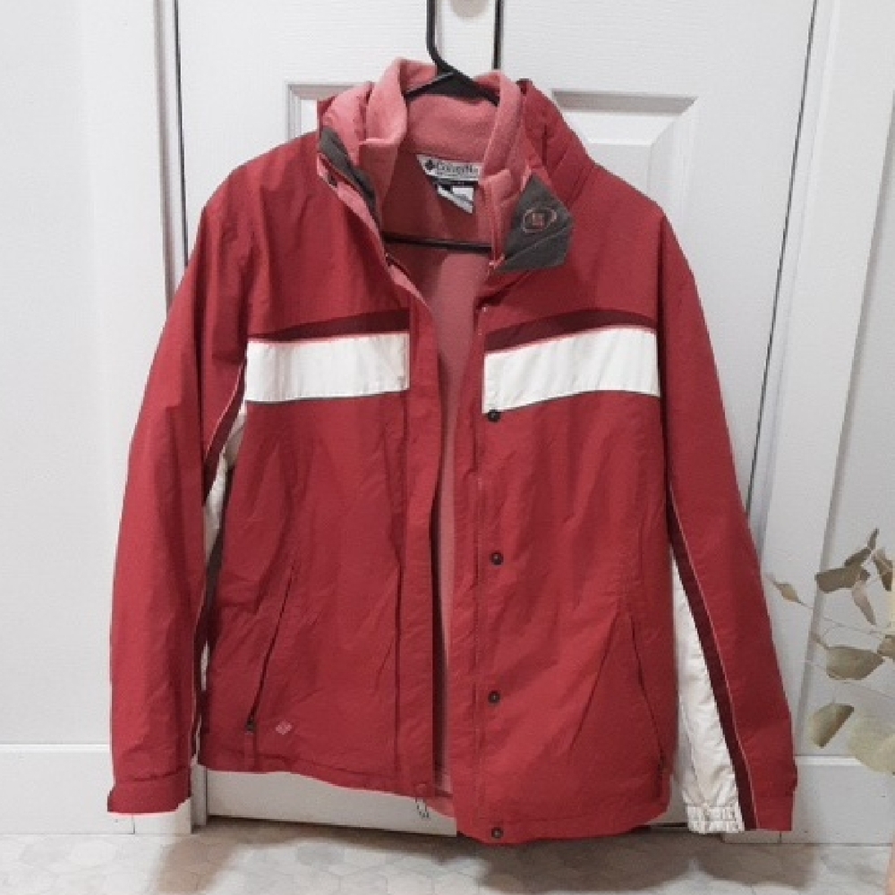 Columbia Red and White Jacket